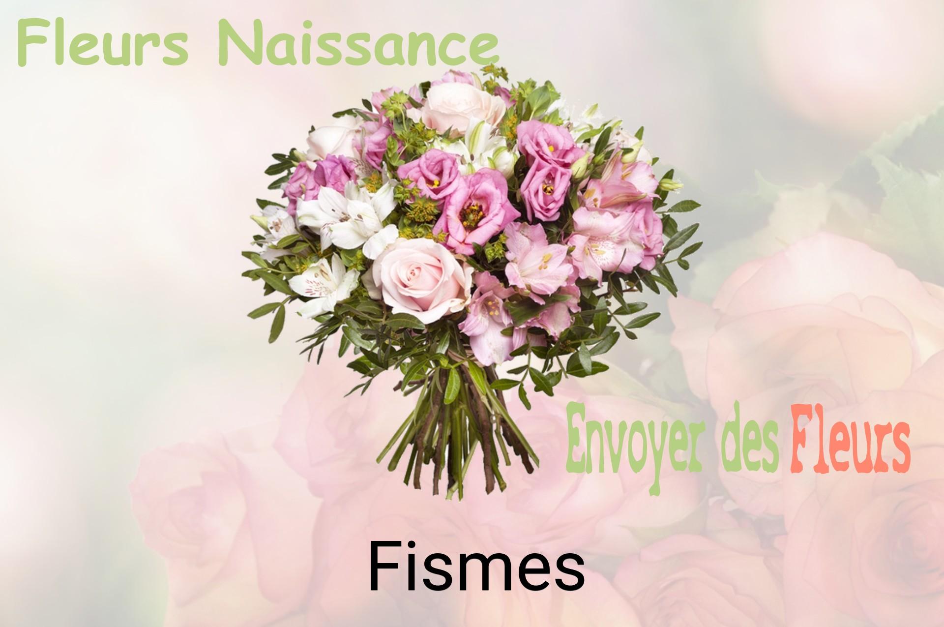 Bouquet de fleurs de naissance livré à Fismes